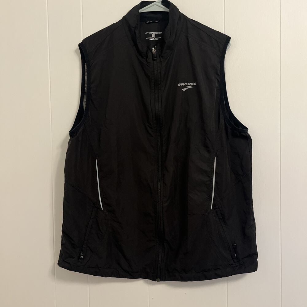 Brooks Shelter Technology Running Vest Black Lightweight Men’s Size XL
